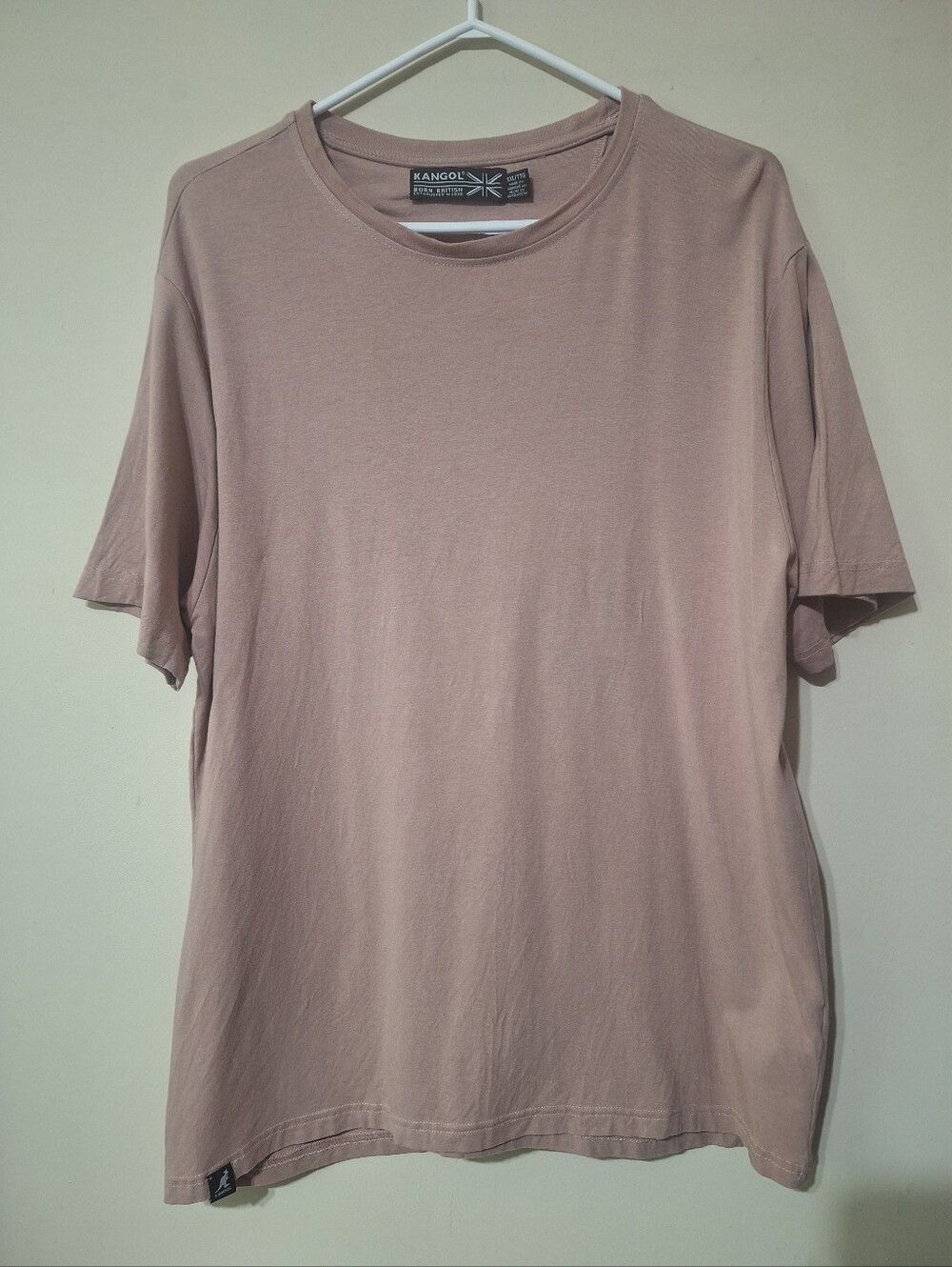 Kangol Dusty Rose Soft Cotton Modal Crewneck T-Shirt XXL Fits L/XL - Picture 2 of 8